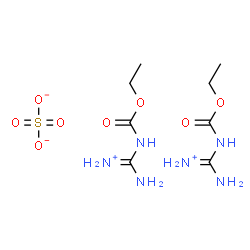 ChemSpider 2D Image | Bis{[(ethoxycarbonyl)amino](imino)methanaminium} sulfate | C8H20N6O8S