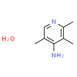 ChemSpider 2D Image | 2,3,5-Trimethyl-4-pyridinamine hydrate (1:1) | C8H14N2O