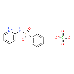 ChemSpider 2D Image | 2-[(Phenylsulfonyl)amino]pyridinium perchlorate | C11H11ClN2O6S