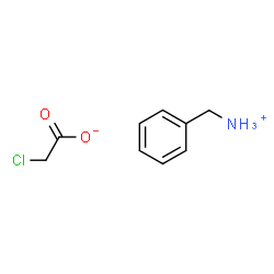 ChemSpider 2D Image | Phenylmethanaminium chloroacetate | C9H12ClNO2