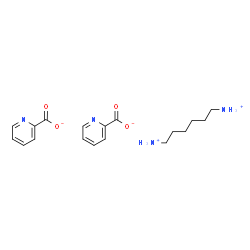 ChemSpider 2D Image | 1,6-Hexanediaminium di(2-pyridinecarboxylate) | C18H26N4O4
