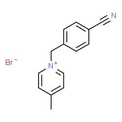 ChemSpider 2D Image | 1-(4-Cyanobenzyl)-4-methylpyridinium bromide | C14H13BrN2