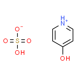 ChemSpider 2D Image | 4-Hydroxypyridinium hydrogen sulfate | C5H7NO5S