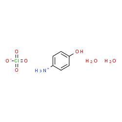 ChemSpider 2D Image | 4-Hydroxyanilinium perchlorate hydrate (1:1:2) | C6H12ClNO7