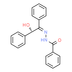 ChemSpider 2D Image | N'-[(1Z,2R)-2-Hydroxy-1,2-diphenylethylidene]benzohydrazide | C21H18N2O2