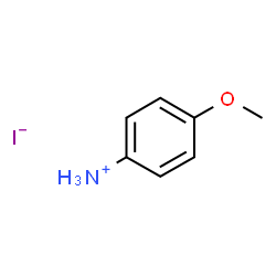 ChemSpider 2D Image | 4-Methoxyanilinium iodide | C7H10INO