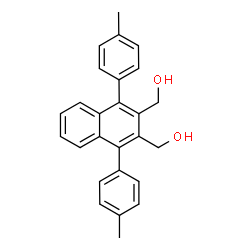 ChemSpider 2D Image | [1,4-Bis(4-methylphenyl)-2,3-naphthalenediyl]dimethanol | C26H24O2