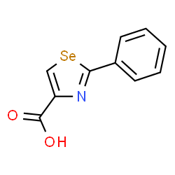 ChemSpider 2D Image | 2-Phenyl-1,3-selenazole-4-carboxylic acid | C10H7NO2Se