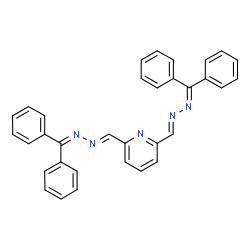 ChemSpider 2D Image | 2,6-Bis{(E)-[(diphenylmethylene)hydrazono]methyl}pyridine | C33H25N5