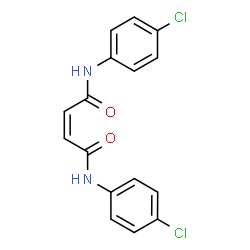 ChemSpider 2D Image | (2Z)-N,N'-Bis(4-chlorophenyl)-2-butenediamide | C16H12Cl2N2O2