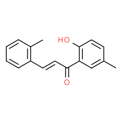 ChemSpider 2D Image | (2E)-1-(2-Hydroxy-5-methylphenyl)-3-(2-methylphenyl)-2-propen-1-one | C17H16O2