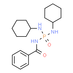 ChemSpider 2D Image | N-[Bis(cyclohexylamino)phosphoryl]benzamide | C19H30N3O2P