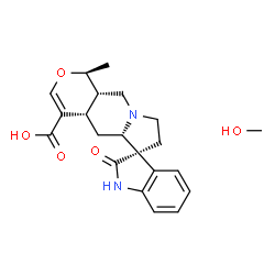 ChemSpider 2D Image | (19alpha,20alpha)-19-Methyl-2-oxoformosanan-16-carboxylic acid - methanol (1:1) | C21H26N2O5