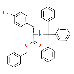 ChemSpider 2D Image | Benzyl N-trityl-L-tyrosinate | C35H31NO3