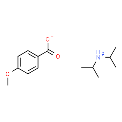 ChemSpider 2D Image | N-Isopropyl-2-propanaminium 4-methoxybenzoate | C14H23NO3