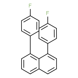 ChemSpider 2D Image | 1,8-Bis(4-fluorophenyl)naphthalene | C22H14F2