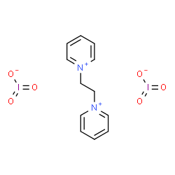ChemSpider 2D Image | 1,1'-(1,2-Ethanediyl)dipyridinium diiodate | C12H14I2N2O6