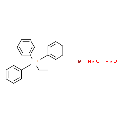 ChemSpider 2D Image | Ethyl(triphenyl)phosphonium bromide hydrate (1:1:2) | C20H24BrO2P