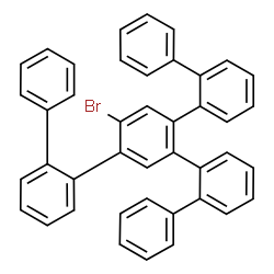 ChemSpider 2D Image | 1-bromo-2,4,5-tris(2-phenylphenyl)benzene | C42H29Br