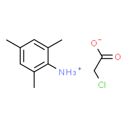 ChemSpider 2D Image | 2,4,6-Trimethylanilinium chloroacetate | C11H16ClNO2