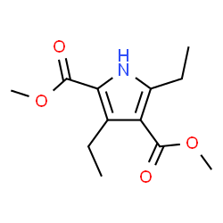 ChemSpider 2D Image | Dimethyl 3,5-diethyl-1H-pyrrole-2,4-dicarboxylate | C12H17NO4