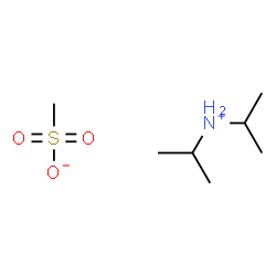 ChemSpider 2D Image | N-Isopropyl-2-propanaminium methanesulfonate | C7H19NO3S