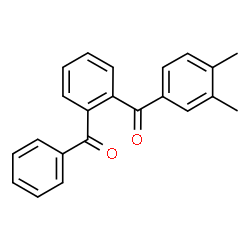 ChemSpider 2D Image | (2-Benzoylphenyl)(3,4-dimethylphenyl)methanone | C22H18O2