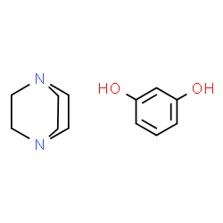 ChemSpider 2D Image | 1,3-Benzenediol - 1,4-diazabicyclo[2.2.2]octane (1:1) | C12H18N2O2