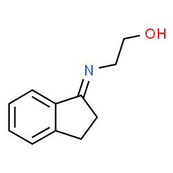 ChemSpider 2D Image | 2-[(E)-2,3-Dihydro-1H-inden-1-ylideneamino]ethanol | C11H13NO