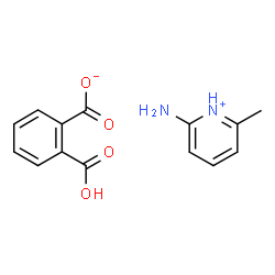 ChemSpider 2D Image | 2-Amino-6-methylpyridinium 2-carboxybenzoate | C14H14N2O4