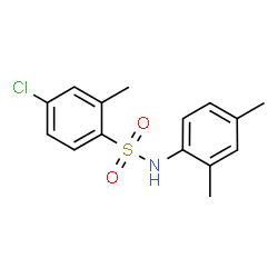 ChemSpider 2D Image | 4-Chloro-N-(2,4-dimethylphenyl)-2-methylbenzenesulfonamide | C15H16ClNO2S
