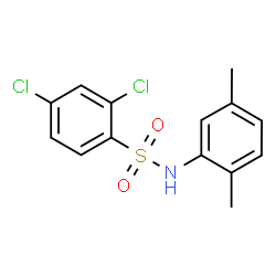 ChemSpider 2D Image | 2,4-Dichloro-N-(2,5-dimethylphenyl)benzenesulfonamide | C14H13Cl2NO2S