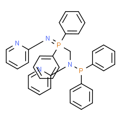 ChemSpider 2D Image | N-{[P,P-Diphenyl-N-(2-pyridinyl)phosphorimidoyl]methyl}-P,P-diphenyl-N-2-pyridinylphosphinous amide | C35H30N4P2