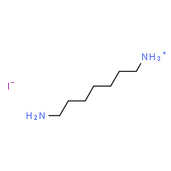 ChemSpider 2D Image | 7-Amino-1-heptanaminium iodide | C7H19IN2