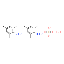 ChemSpider 2D Image | 2,4,6-Trimethylanilinium sulfate hydrate (2:1:1) | C18H30N2O5S