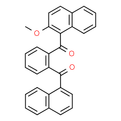 ChemSpider 2D Image | [2-(2-Methoxy-1-naphthoyl)phenyl](1-naphthyl)methanone | C29H20O3