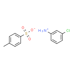 ChemSpider 2D Image | 3-Chloroanilinium 4-methylbenzenesulfonate | C13H14ClNO3S