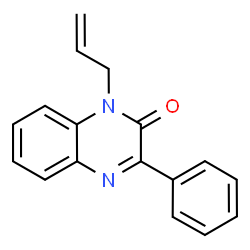 ChemSpider 2D Image | 1-Allyl-3-phenyl-2(1H)-quinoxalinone | C17H14N2O