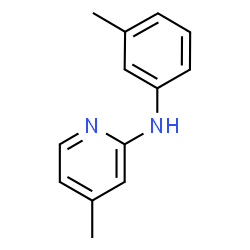 ChemSpider 2D Image | 4-Methyl-N-(3-methylphenyl)-2-pyridinamine | C13H14N2
