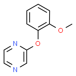 ChemSpider 2D Image | 2-(2-Methoxyphenoxy)pyrazine | C11H10N2O2