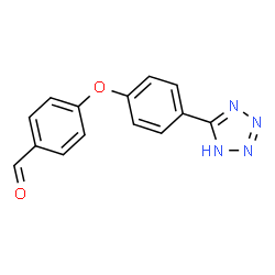 ChemSpider 2D Image | 4-[4-(1H-Tetrazol-5-yl)phenoxy]benzaldehyde | C14H10N4O2