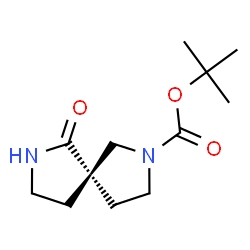 ChemSpider 2D Image | 2-Methyl-2-propanyl (5S)-6-oxo-2,7-diazaspiro[4.4]nonane-2-carboxylate | C12H20N2O3