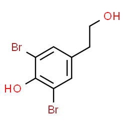 ChemSpider 2D Image | 2,6-Dibromo-4-(2-hydroxyethyl)phenol | C8H8Br2O2
