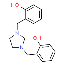 ChemSpider 2D Image | 2,2'-[1,3-Imidazolidinediylbis(methylene)]diphenol | C17H20N2O2