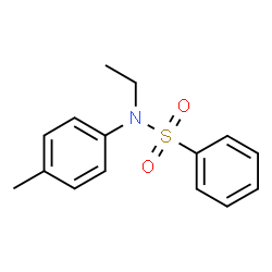 ChemSpider 2D Image | N-Ethyl-N-(4-methylphenyl)benzenesulfonamide | C15H17NO2S