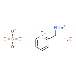 ChemSpider 2D Image | 2-(Ammoniomethyl)pyridinium sulfate hydrate (1:1:1) | C6H12N2O5S