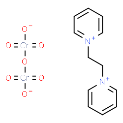 ChemSpider 2D Image | oxido-(oxido(dioxo)chromio)oxy-dioxo-chromium;1-(2-pyridin-1-ium-1-ylethyl)pyridin-1-ium | C12H14Cr2N2O7