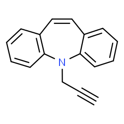 ChemSpider 2D Image | 5-(2-Propyn-1-yl)-5H-dibenzo[b,f]azepine | C17H13N