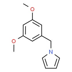 ChemSpider 2D Image | 1-(3,5-Dimethoxybenzyl)-1H-pyrrole | C13H15NO2