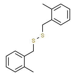 ChemSpider 2D Image | 1,1'-[Disulfanediylbis(methylene)]bis(2-methylbenzene) | C16H18S2